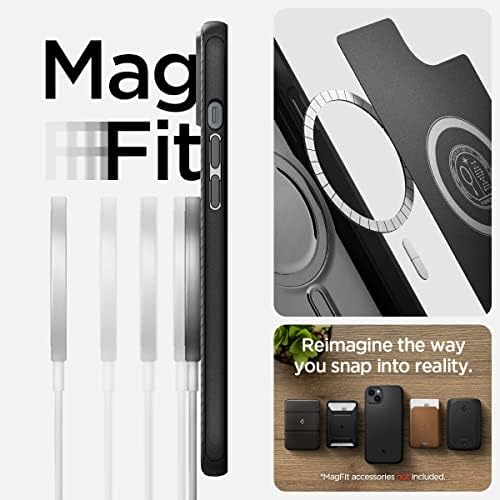 Spigen Mag Armor התואם ל- Magsafe המיועד למארז iPhone 14 - Matte Black