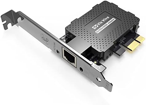 VIS VIVA GIGABIT Ethernet PCI Express PCI-E CARD Network 10/100/1000 מגהביט לשנייה RJ45 LAN ממיר מתאם למחשב שולחני