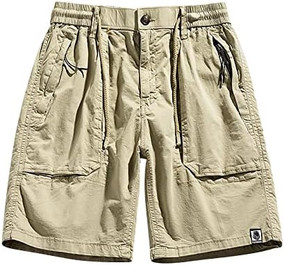 מכנסי עצמות קצרים פנאי ריצה מטען כותנה מכנסי קיץ קצרים במכנסיים קצרים וינטג 'ספורט מכנסי גברים ללבוש קיץ