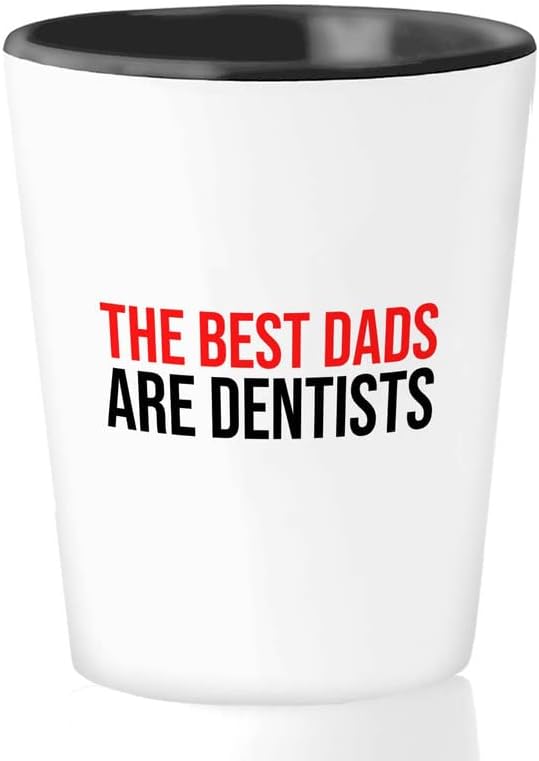 רופאי שיניים של קרקע דליי ירו זכוכית 1.5oz - רופאי שיניים של Dests Dests - רופא שיניים אבא אורתודנט שיניים רפואת שיניים אבא