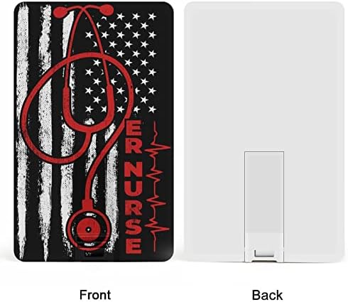 אחות דגל אמריקאית כונן USB כונן אשראי עיצוב כונן הבזק USB כונן אגודל דיסק 64 גרם