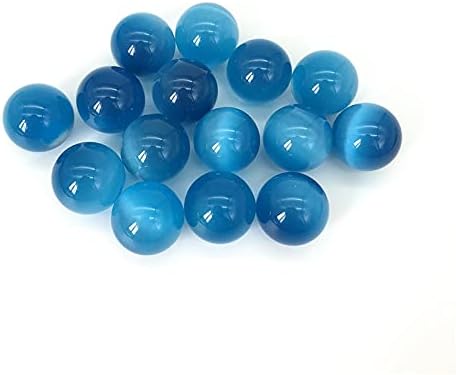 Shitou2231 1/2 pcs יפה שמים כחולים כחולים עין אבן אבן כחולה כדורי כדור קריסטל כדורים קריסטל אבני חן ריפוי מתנות מתנות אבנים