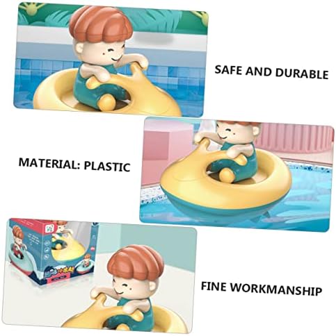 צעצוע 1 pc בובה יאכטה קידקראפט משחק שחייה שחייה צעצועים צעצועים לאמבט צעצועים לצעצועים של יאכטה מצוירת
