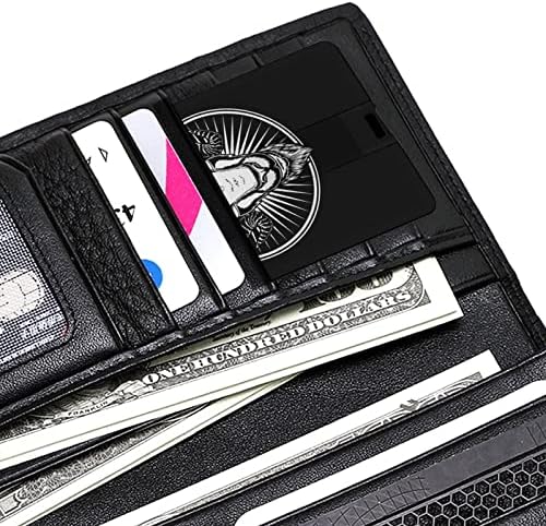 בכרטיס אשראי ראש BAPHOMET USB פלאש כונני זיכרון מותאם אישית מפתח מתנות תאגידיות ומתנות לקידום מכירות 32 גרם