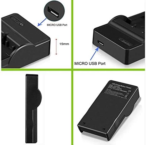 מטען סוללות מיקרו USB עבור Sony Cyber-Shot DSC-TX7, DSC-TX7C, DSC-TX7/L, DSC-TX7/R, DSC-TX7/S מצלמה דיגיטלית