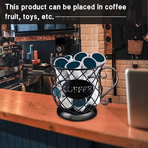 כוס בצורת קפה תרמיל בעל אחסון מתלה עבור דלפק קפה בר רב-פונקציה דלפק כוס בעל קיבולת גדולה מחזיק כוס נגד חלודה כוס אחסון