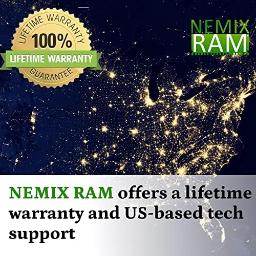 128GB 8x16GB DDR4-3200 PC4-25600 1RX4 RDIMM ECC זיכרון רשום על ידי NEMIX RAM