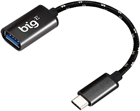 BIG-E USB C ל- USB 3.0 מתאם OTG נקבה התואם ל- BMW 2020 X2 שלך עבור USB מלא בתור Thunderbolt 3 קלוע 3 על מחבר כבל