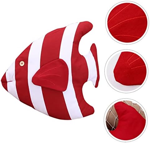 Besportble 1 pc כרית דגים טרופית ביתית עיצוב כרית בליטה תינוקת כרית תינוק צעצוע כרית אופנה תפאורה
