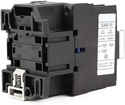 CJX2-3210 צלחת קדמית חיווט רגיש לתעשייה חשמלית AC מגע 220V 32A ליישומי חשמל
