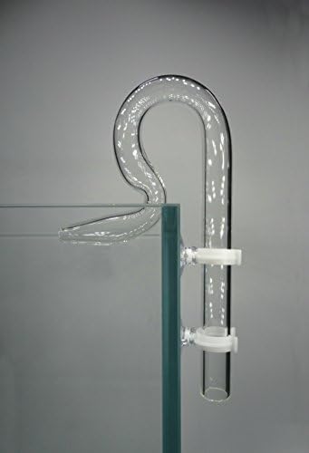 ג ' רדלי זכוכית שושן צינור סילון יצוא עבור אקווריום ניטע טנק צינור)
