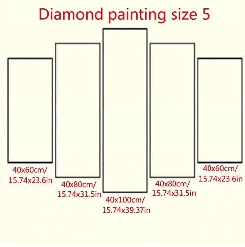 ערכות ציור יהלומים גדולות עשה זאת בעצמך 5 ד ' למבוגרים תרגיל מרובע מלא ציור רקמת יהלומים לפי מספר ערכת תפר