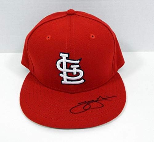 סנט לואיס קרדינלס טריי נילסון חתום Red Hat Auto 7.25 STLC0553 - כובעי חתימה