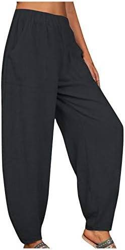 אתקיה נשים מכנסיים נמתחים מכנסיים ארוכים מזדמנים מכנסיים ארוכים מזדמנים מכנסיים המותניים מכנסיים מכנסיים אלסטיים מכנסיים