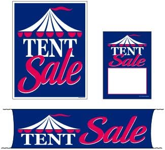 ערכת SKTTET 4 חלקים מכירת אוהל כחולה ריהוט, ריצוף ועונה - פרסום שלטי חנויות עסקיות קמעונאיות