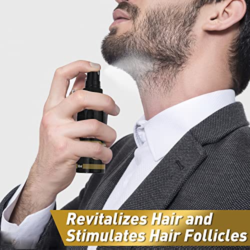 שיער צמיחת סרום, שחור אורז מים לצמיחת שיער, להשאיר בצמיחת שיער תרסיס עבור יותר, עבה יותר, מלא יותר שיער, שיער אובדן טיפולים