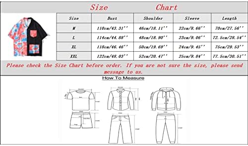 Xxbr 2023 Mens New 3D 3D דפוס דיגיטלי אבזם אבזם דש חולצת שרוול קצר טוניקה שרוול ארוך