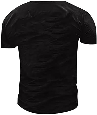 חולצת טריקו של Swroweresi לגברים הדפסת חולצת טריקו עם שרוולים קצרים צוואר עגול אישיות חולצה מזדמנים חולצה טריקו