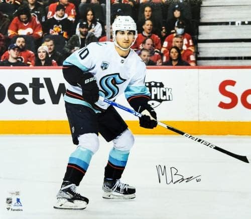 מאטי בניירט עם חתימה 16x20 צילום סיאטל קרקן קנאטיקס מלאי הולו 205988 - תמונות NHL עם חתימה עם חתימה