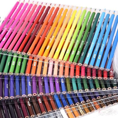 HNKDD 180 צבעי עפרונות צבעי שמן מקצועיים עץ עץ עפרון צבעי מים רכים לרישום בית ספר ציוד אמנות