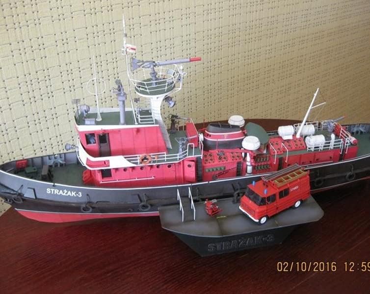 סטרזאק - 3 סירת אש נייר דגם ערכת צעצוע ילדים מתנות