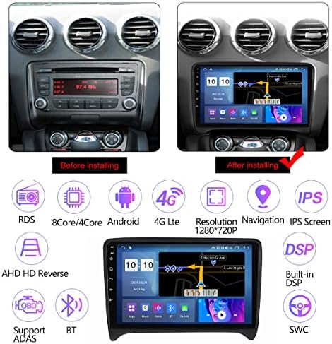 אנדרואיד 11 רדיו רדיו סטריאו 1080p HD מסך מגע קיבולי GPS נגן USB Bluetooth USB עם 4G WiFi FM DSP RDS Cirlor Link עבור