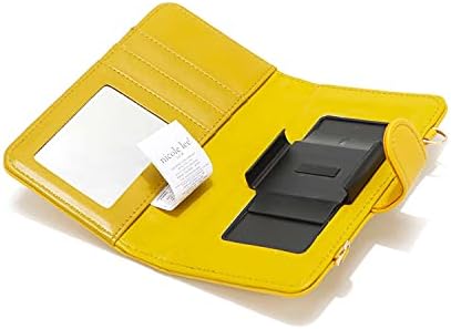 טלפון ארנק מקרה אוניברסלי גודל אשראי כרטיס חריצים אקו עור להסרה רצועת פאוץ כיסוי 7301 שחור