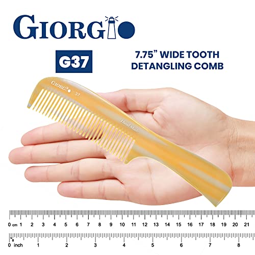 ג ' ורג ' יו ז37 מסרק גדול ומתנתק שיער גס, שיניים רחבות לשיער גלי מתולתל ארוך ועבה. מסרק מסיר שיער לרטוב