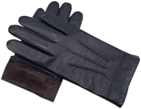 חורף גברים של יד כפפות שחור סתיו חום מעובה חיצוני רכיבה כפפות גברים של קר הוכחה מתנה