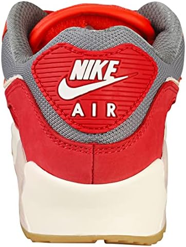 Nike Air Max 90 נעלי גברים פרימיום DH4621-600-8 מ 'ארהב חדר כושר אדום/חיוור שנהב