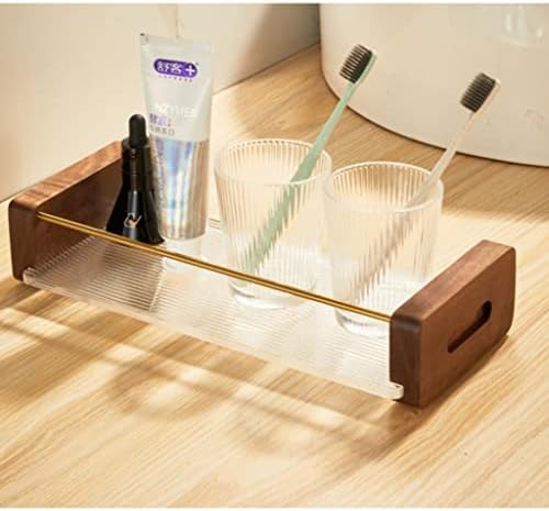 קיר אקרילי קיר אמבטיה רכוב כיור שיניים כיור אגוז שולחן עבודה שולחן עבודה מחזיק כוס שן מתאים לחדר אמבטיה