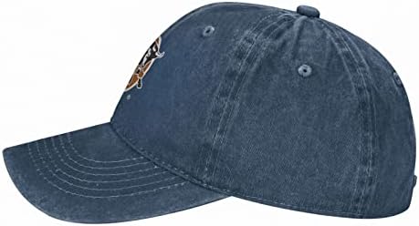 לוגו של דורהאם בולס כובע קאובוי קלאסי שטוף כובע בייסבול-כובע מתכוונן