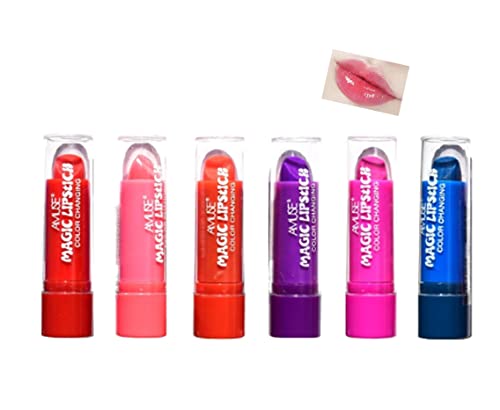 מקורי קסם צבע שינוי שפתון-6 יחידות סט לאורך זמן צבע שמנת לחות שפתיים איפור 6