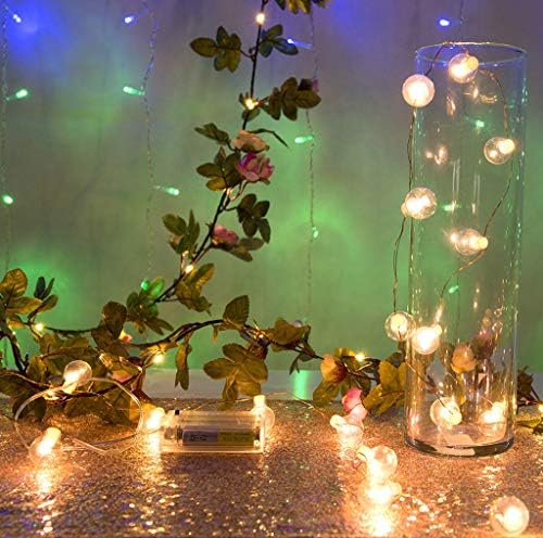 אורות מסיבת סוללה מחרוזת מנורת נחושת עמוד עיצוב חג המולד תיל חג המולד חג המולד LED LED LED אורות חג מולד רכים מקורה