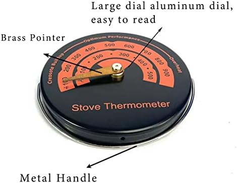 מגנטי תנור מדחום תנור טמפרטורת מטר עבור עץ שריפת תנורי גז תנורי גלולה תנור תנורי למנוע תנור מאוורר פגום על ידי התחממות