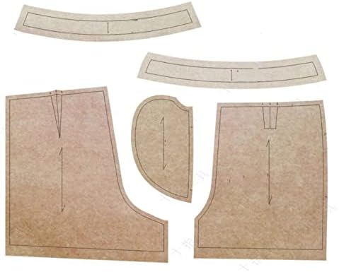 22 1: 1 בד עיצוב קראפט נייר תבנית דפוס,אישה מכנסיים קצרים עיצוב אב טיפוס תבנית תפירת כלים