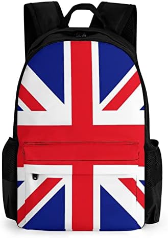 בריטי דגל אופנה תרמיל נסיעות כתף תיק קל משקל מזדמן תרמיל בית ספר פיקניק קמפינג נשים ילדה ילד