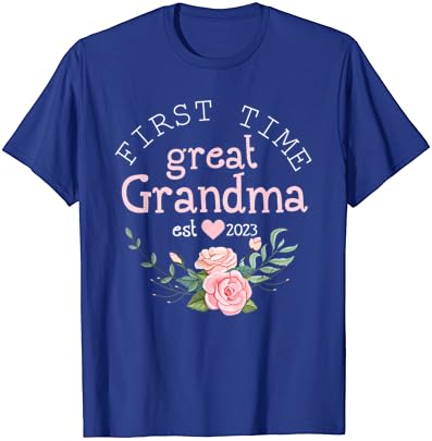 בפעם הראשונה סבתא אסט 2023 מתנה קידמה נהדר סבתא חולצה