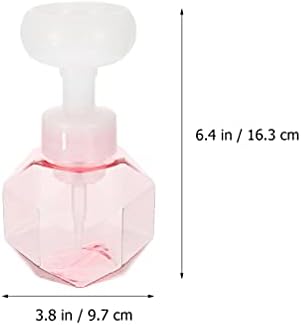 שמפו שמפו המוטון מתקן 2 יחידות סבון מקציף מתקן פרח בצורת פרח בצורת ריק בקבוק נוזל נוזלי בקבוק עיתונות פלסטיק לבקבוק