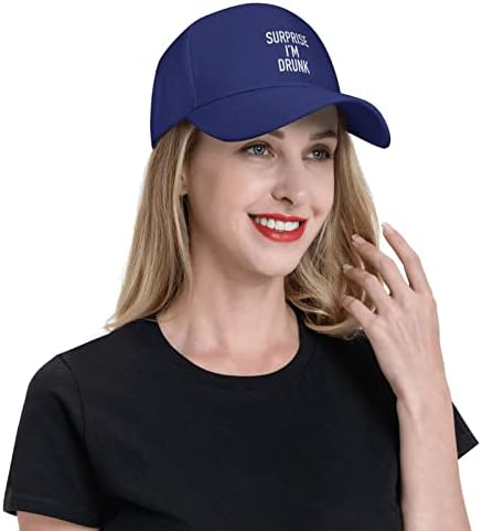הפתעה אני שיכור בייסבול כובע כובע קש אופנה נהג משאית כובע שחור גולף כובעי עבור גברים נשים
