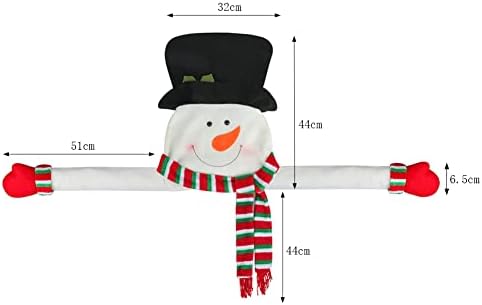 עץ חג המולד טופר שלג סנטה קלאוס טופר עץ עם כובע עליון קישוט קישוט לחיבוק לחג המולד של קישוטים לחג המולד של עץ חג המולד ציוד