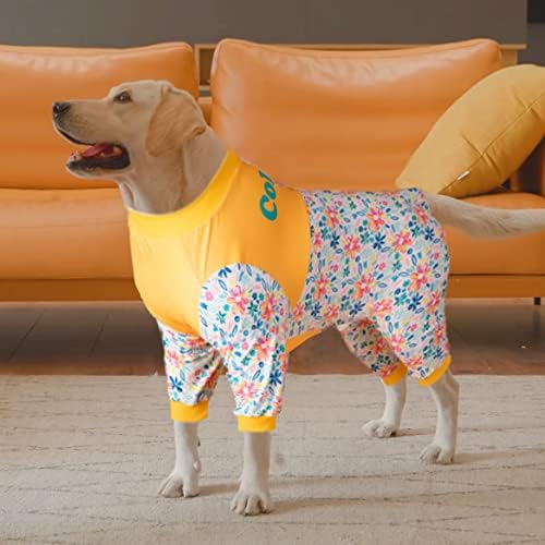 כלב Lovinpet בגד גוף מלא, פיג'מות אופרטיביות לאחר הלבשת כלבים, כלב סולבר כלב כמתחתית תחת מעילי כלבים, ברק קיץ