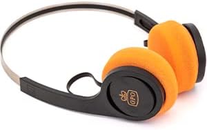אוזניות Bluetooth רטרו של GPO, אוזניות Bluetooth אלחוטיות עם זמן משחק של 20 שעות, המתנה 200 שעות, אוזניות רטרו קלות עם מיקרופון
