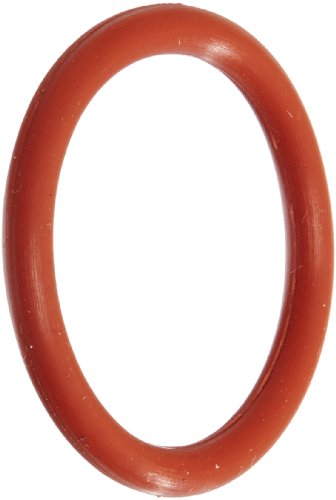 119 סיליקון O-Ring, 70A דורומטר, אדום, 15/16 ID, 1-1/8 OD, 3/32 רוחב