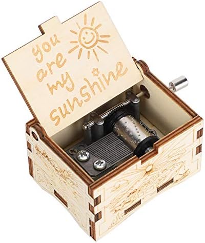 קופסת מוזיקת ​​מתנה של ג'נוקו 6.4 x 4 סמ קופסת מוסיקה לחג המולד קופסת מוסיקה קופסת קופסאות קופסאות קופסאות מוזיקליות