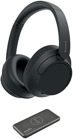 Sony WH-CH720N אלחוטי מבטל אוזניות אוזניות יתר, שחור עם Powervault III 10000mAh מטען אלחוטי