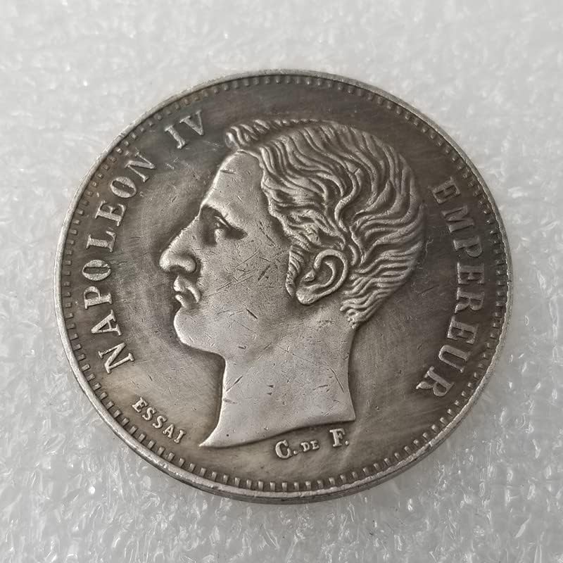 1874 צרפתית נפוליאון כסף דולר הנצחה מטבע חוץ מטבע 176