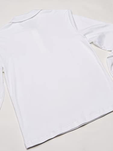 Lacoste Mens שרוול ארוך משתלב פימה חולצת פולו בכושר רגיל