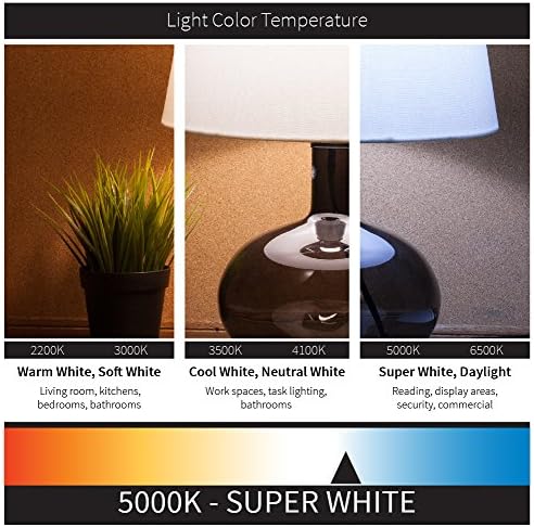 Sunlite LFX/WP/40W/MV/D/50K LED LED 40W Multiv Multiv Tarntoor Gallpack גופי תאורה, 5000K Super White