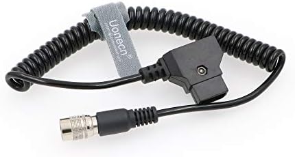Uonecn עבור מכשיר סאונד של אנטון באואר Zaxcom כבל חשמל D-TAP ל- Hirose 4 PIN זכר לזום F8 עבור SD 633/644/688